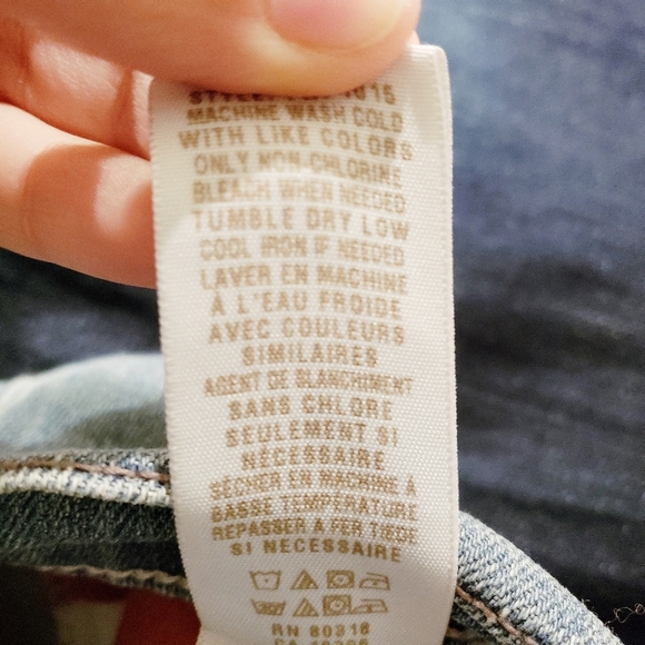 Lucky Brand Classic Rider Crop Jeans 14/32 - Picture 6 of 6